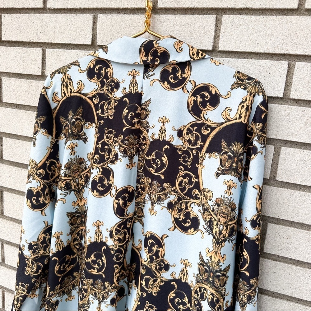 Asos Design Curve Tailored Soft Scarf Print Relax… - image 4